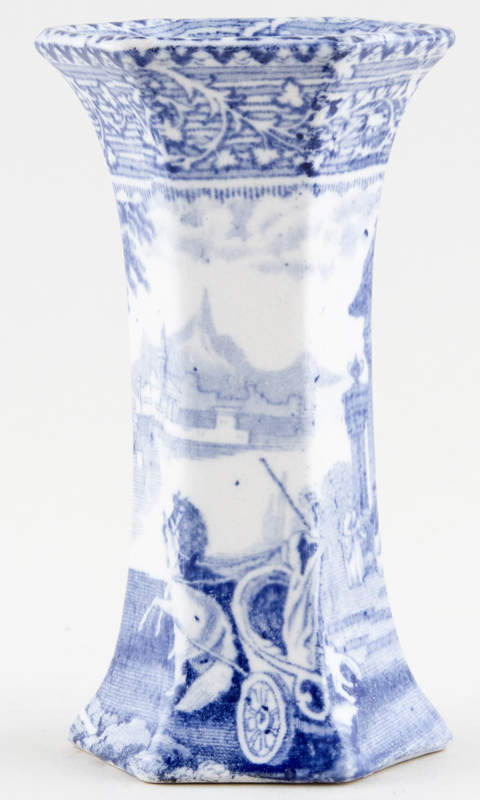 Vase small hexagonal c1910